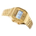 ZEGAREK MĘSKI CASIO A168WG-9W (zd088b) - KLASYKA + BOX