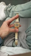 ZEGAREK MĘSKI CASIO A168WG-9W (zd088b) - KLASYKA + BOX