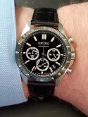 ZEGAREK MĘSKI SEIKO CHRONOGRAPH BLACK SPIRIT SBTR021 + BOX