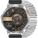 SMARTWATCH MĘSKI GRAVITY GT23-2 - LATARKA, DODATKOWY PASEK (sg031b)