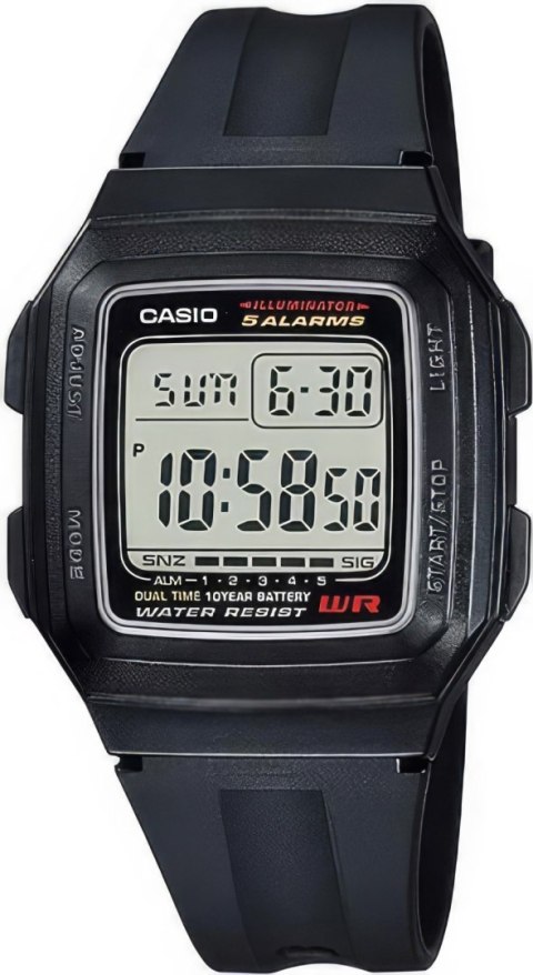 Zegarek Męski CASIO F-201WA-1ADF + BOX