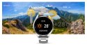 Smartwatch Giewont Vertex SmartCall GW450-6 Silver/Brown Leather